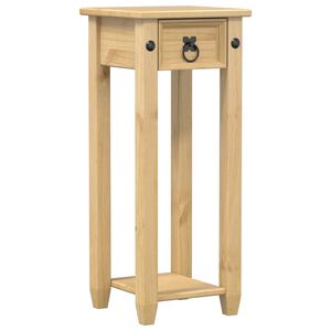 vidaXL Porta Piante Corona 30x30x73 cm in Legno Massello di Pino