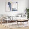 vidaXL Dormeuse senza Materasso Bianca 80x200 cm Legno Massello Pino