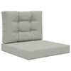 vidaXL Cuscino per divano da esterno Poliestere Grigio 60 x 60 cm
