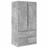 vidaXL Guardaroba con cassetto Grigio Cemento 79,5 x 49 x 156 cm