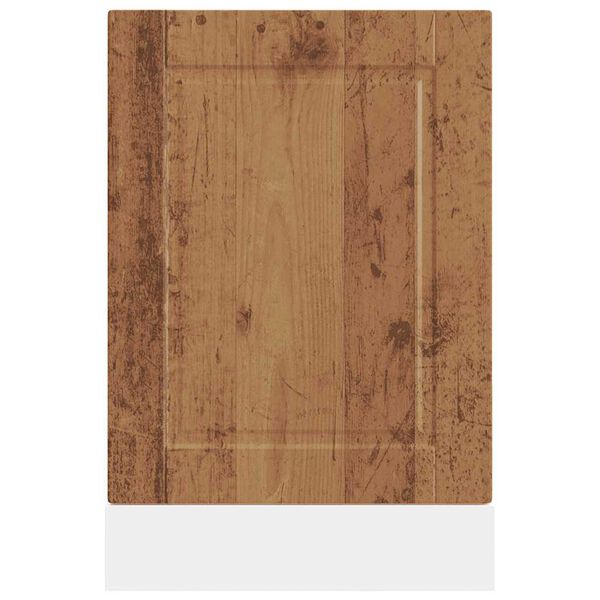 vidaXL Pannello Lavastoviglie Porto Legno Vecchio 45x1,5x67 cm