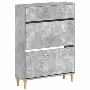 vidaXL Mobile per scarpe DELFT 78 x 24 x 103 cm Legno ingegnerizzato