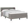 vidaXL Letto a molle con testiera Talpa 140 x 200 cm Tessuto
