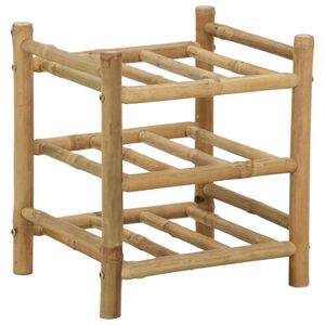 vidaXL Portabottiglie Bamb&ugrave; Naturale