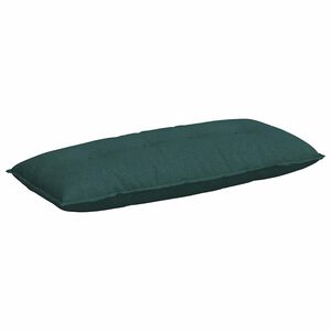 vidaXL Cuscino per Schiena Verde Scuro 120 x 19 x 50 cm Tessuto