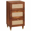 vidaXL Credenza Marrone 40 x 33,5 x 75 cm Legno di mango massello