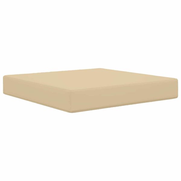 vidaXL Cuscino per divano da esterno Beige 60 x 60 x 8 cm Poliestere