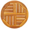 vidaXL Piano per Tavolo &Oslash;40x2 cm Rotondo in Legno Massello di Acacia
