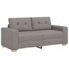 vidaXL Divano Divanetto Tortora 180x77x82 cm in Tessuto