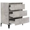 vidaXL Credenza Grigio Cemento 60x35x70 cm in Legno Multistrato