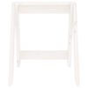 vidaXL Sgabelli 2 pz Bianchi 40x40x45 cm in Legno Massello di Pino