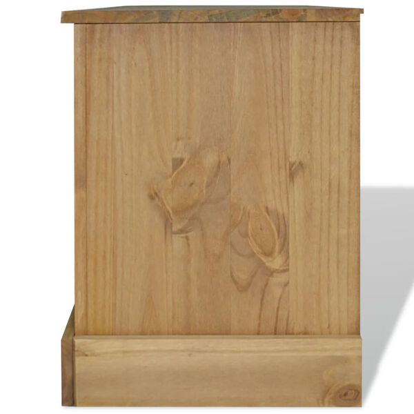 vidaXL Mobile Porta TV Legno Pino Messicano Corona Range 120x40x52 cm