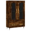 vidaXL Credenza Rovere Fumo 69,5x31x115 cm in Legno Multistrato