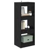 vidaXL Armadio per Libri Rovere nero 40 x 30 x 103 cm