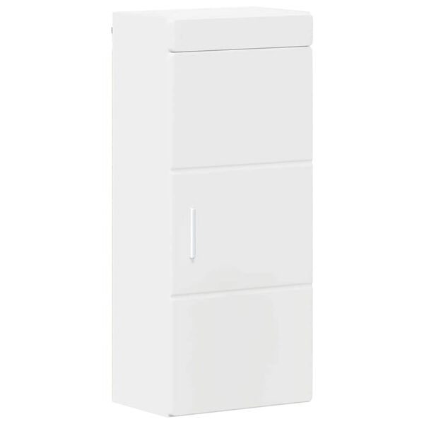 vidaXL Armadio da bagno a muro TULUM Bianco 37 x 24,5 x 86 cm