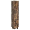 vidaXL Set di armadi 2 pcs Rovere Fumo 34,5 x 33 x 90 cm