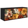 vidaXL Mobile TV da Parete GENNEP 102 x 33 x 40 cm Rovere Nero