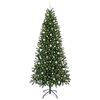 vidaXL Albero di Natale artificiale con 300 LED Verde 240 cm PE e PVC
