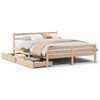 vidaXL Letto senza Materasso 160x200 cm in Legno Massello di Pino