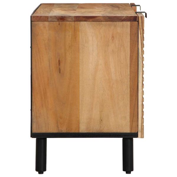 vidaXL Mobile Porta TV 105x33x46 cm in Legno Massello di Acacia