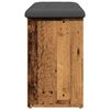 vidaXL Panca Porta Scarpe Legno Antico 102x32x50 cm Legno Multistrato