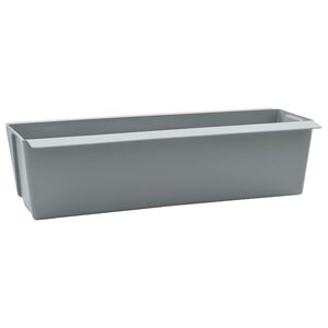 vidaXL Fioriere per Euro pallet 24 pz Grigio chiaro 36 x 13,5 x 9,5 cm