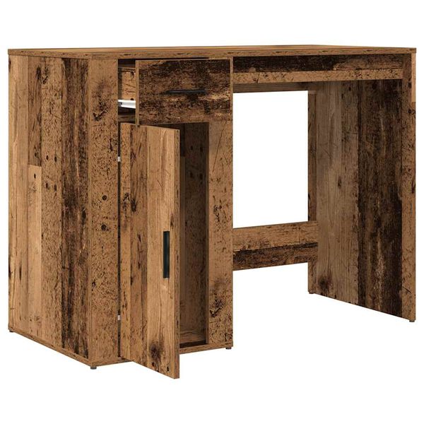 vidaXL Scrivania Legno Antico 100x49x75 cm in Legno Multistrato