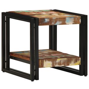 vidaXL Tavolino da salotto 40 x 40 x 38 cm Legno Recuperato Massello