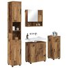 vidaXL Set di mobili per il bagno con cassetto 4 pcs Legno vecchio