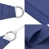 vidaXL Parasole a Vela in Tela Oxford Quadrata 3x3 m Blu