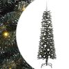 vidaXL Albero di Natale artificiale con 150 LED Verde 150 cm