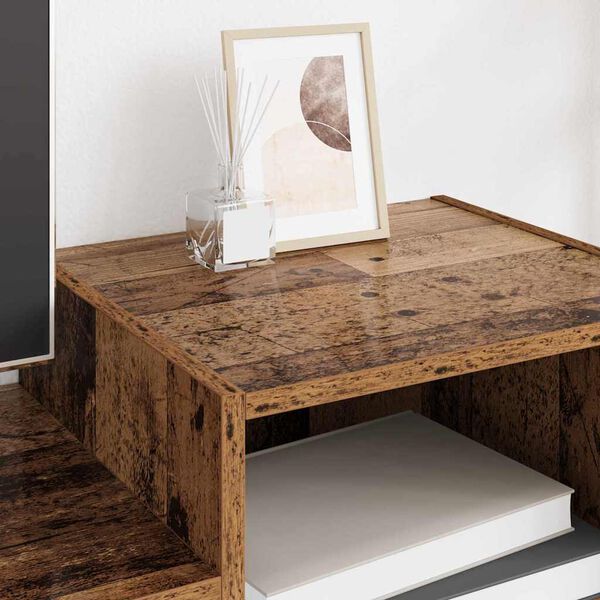 vidaXL Mobile TV Legno vecchio 160 x 35 x 55 cm Legno multistrato