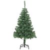 vidaXL Albero di Natale con 150 LED con supporto Verde 150 cm PVC