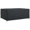 vidaXL Copertura per mobili Tinta unita Nero 270 x 180 x 90 cm 210D