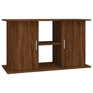 vidaXL Supporto Acquario 101x41x58 cm Legno Multistrato Rovere Marrone
