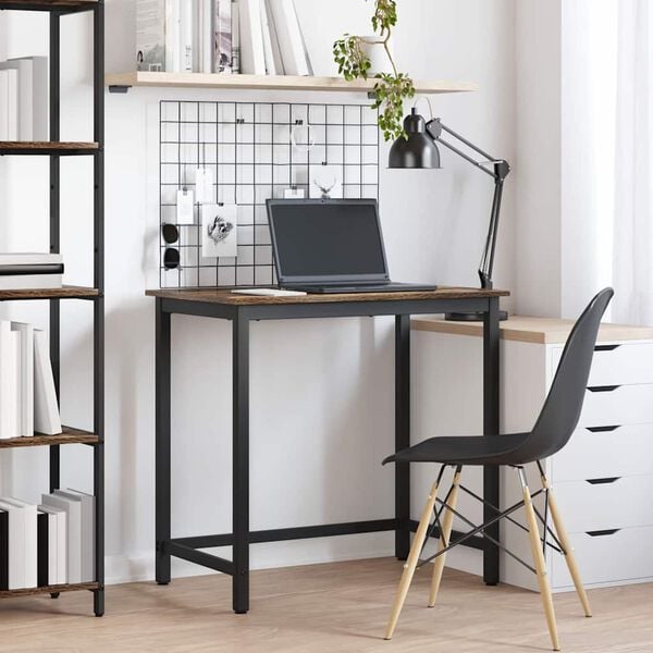 vidaXL tavolo Rovere fum&eacute; 100 x 50 x 76,5 cm