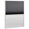 vidaXL Zanzariera Plissettata in Alluminio 60x80 cm con Tendina
