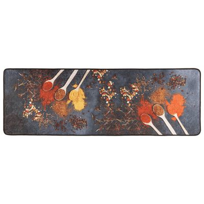 vidaXL Tappeto da Cucina Multicolore 60x180 cm Lavabile Antiscivolo