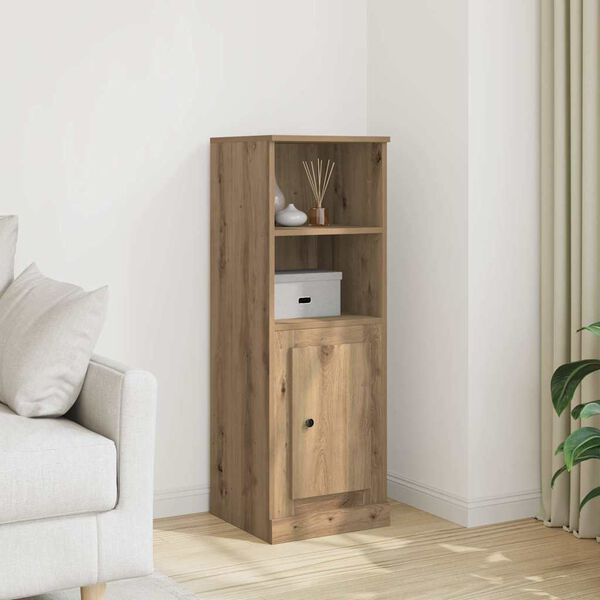 vidaXL Credenza Rovere Artigianale 36x35,5x103,5 cm Legno Multistrato