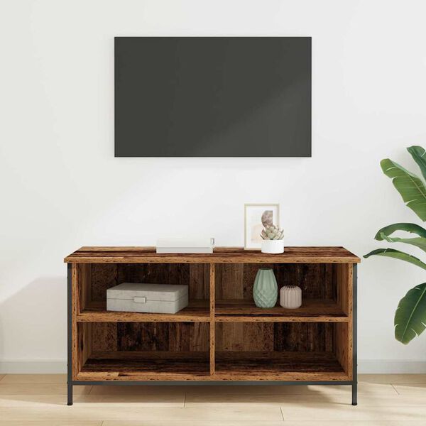 vidaXL Mobile TV Legno vecchio 100 x 40 x 50 cm Legno multistrato