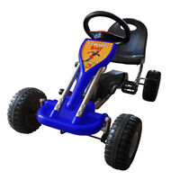 vidaXL Go Kart a Pedali Blu