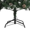 vidaXL Albero di Natale Artificiale con Base Verde 150 cm PVC