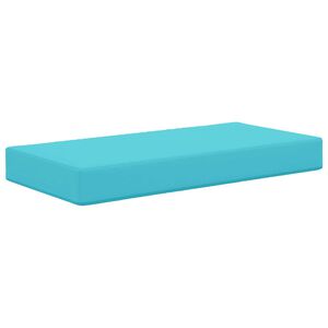 vidaXL Cuscino da Sedia Esterno 100% Poliestere Turchese