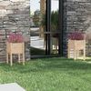 vidaXL Fioriere da Giardino 2 pz 40x40x70 cm in Legno Massello di Pino