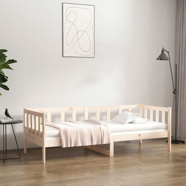 vidaXL Dormeuse senza Materasso 80x200 cm in Legno Massello di Pino