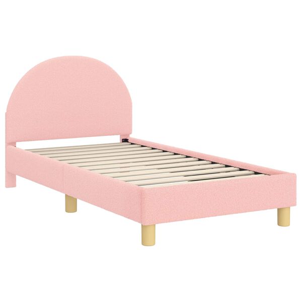 vidaXL Struttura letto bambini con testata Rosa 80 x 160 cm