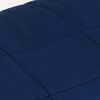 vidaXL Coperta Ponderata Blu 200x200 cm 13 kg Tessuto