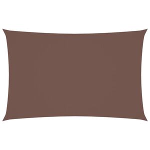 vidaXL Parasole a Vela Oxford Rettangolare 2x4,5 m Marrone