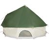 vidaXL Tenda Familiare Tipi per 10 Persone Verde Impermeabile
