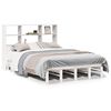 vidaXL Letto Libreria senza Materasso Bianco 140x200 cm Legno Massello